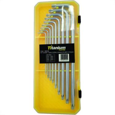 Imagem de Jogo Chave Torx Lg 1,5-10 Titanium Crv