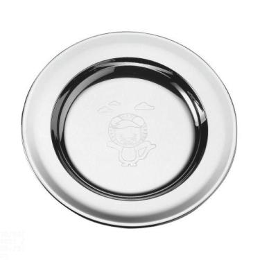 Imagem de Prato Infantil Tramontina Baby Friends Em Aço Inox 23 Cm Tramontina