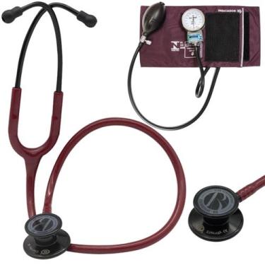 Imagem de Kit Estetoscópio BIC Eternity + Esfigmomanômetro Pamed Com Bolsa - Enf