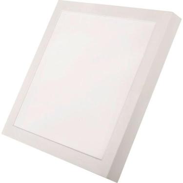 Imagem de Painel Plafon Led 30w Sobrepor Quadrado 40Cm 6500k Avant AL, Branco-fr