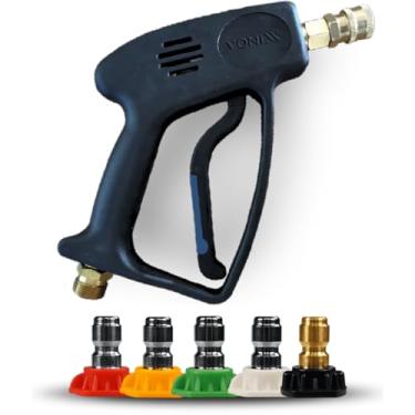 Imagem de Kit Para Lavadora de Alta Pressão Pistola Pro Vonixx + 5 Bicos Enxague Jato