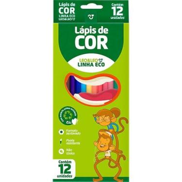 Imagem de Lapis De Cor Grande Leo E Leo Eco 12 Cores
