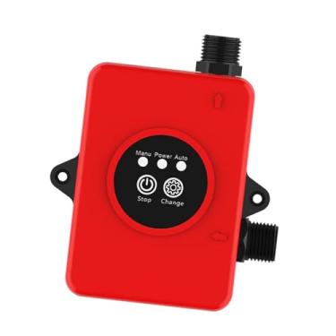 Imagem de Bothyi Controlador de pressão da bomba de bomba de pressão da pressão da água Controle de fluxo de água inteligente IP56 impermeabilizado 24V para a pia da, Vermelho