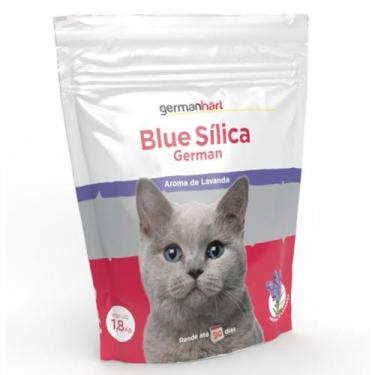 Imagem de Areia GermanHart Blue Sílica Lavanda para Gatos 1,8 kg