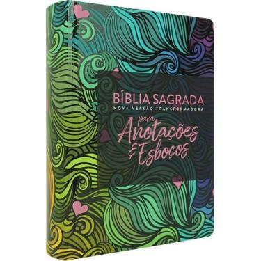 Imagem de Livro - Bíblia Sagrada Nova Versão Transformadora: Para anotações e es