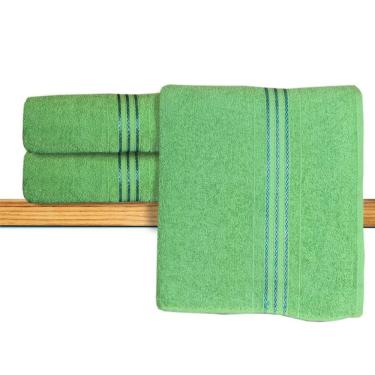 Imagem de Toalha de Banho Adriana II 100% Algodão Verde Herbal 63x120cm – Sisa