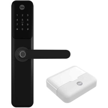 Imagem de Combo Fechadura Digital YDM 60 com Biometria e Senha | Yale