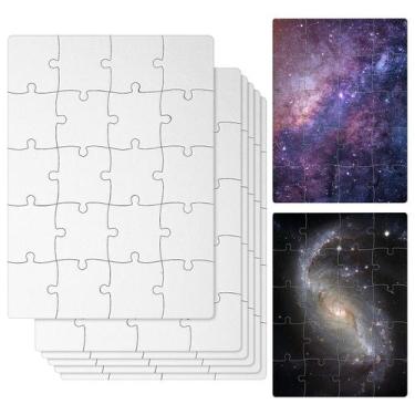 Imagem de Puzzle Skylety Sublimation Blanks estilo A5-20 (pacote com 6)