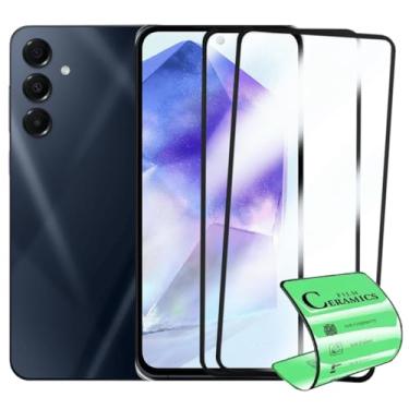 Imagem de 2 Películas Protetora de Cerâmica Compatível Samsung Galaxy A55 Cobertura Total, Não Quebra