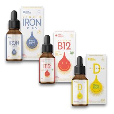 Imagem de Combo Vitaminas Kids: Ferro+B12+Vit D - True Source