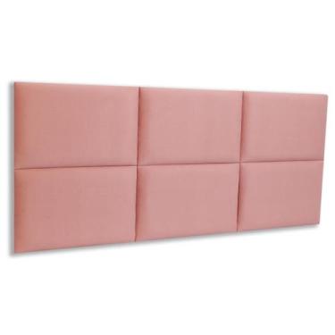 Imagem de Cabeceira Casal 141x60 Cama Box Modulada Retangular Luno - Luno Cabece