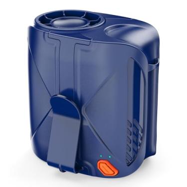 Imagem de GEHEN Ventilador de cintura portátil, 6000 mAh recarregável operado por bateria até 31H de tempo de trabalho, ventilador de cinto de encaixe/usável, 6 velocidades 14000RPM fluxo de ar forte