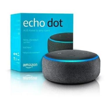 Imagem de Som Amazon Alexa Echo Dot 3 - Cor Preta