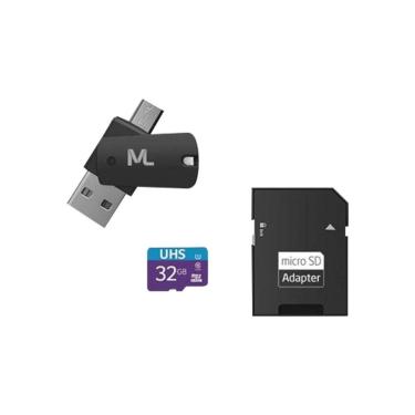 Imagem de Cartao Uhs1 32gb +adap Usb Dual Mc151