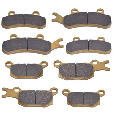 Imagem de Pastilhas de freio para Can-Am Defen/der HD10 HD9 HD8 HD7 2016 2017 2018 2019 2020 2021 2022, OEM # 715900379 715900380 715900381 715900381 0382, Conjunto de almofadas de cerâmica frontal e traseira