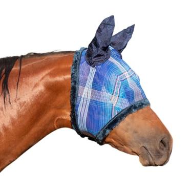 Imagem de Kensington Signature Fly Mask w/Plush Fleece & Ear w/Forelock Hole Size: GG-Lrg. Cor do cavalo: 181 - Kentucky Blue