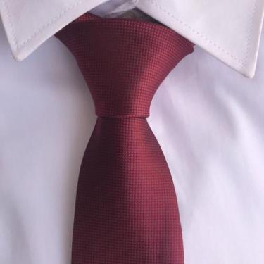 Imagem de Gravata Marsala Slim Para Padrinhos e Congressos - DF Gravatas