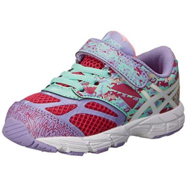 Imagem de ASICS Noosa TRI 10 TS Tênis de corrida (infantil), Cabernet/branco/violeta, 19 BR