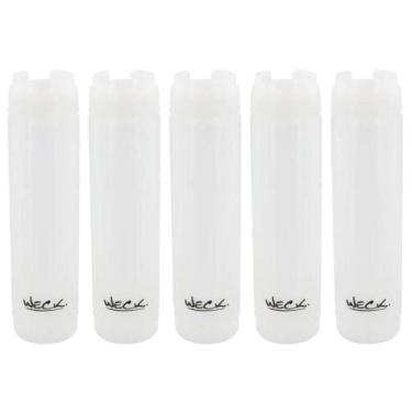 Imagem de Kit 5 Bisnagas Invertidas Molho 470ml Profissional Food Truck Hamburgu