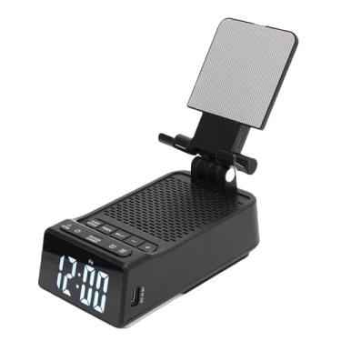 Imagem de Diydeg Suporte de Telefone Celular, Despertador de Suporte para Telefone Com Luz Noturna, Sete Modos de Iluminação Ajustáveis ​​amplificador de Telefone Multifuncional para Casa e