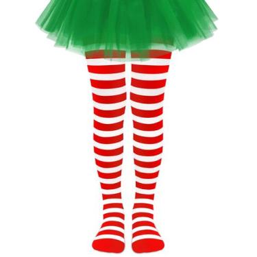 Imagem de Meias infantis Meias vermelhas Meias de Natal para crianças Meias verm