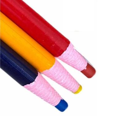 Imagem de Kit 3 Lápis Giz Mágico Riscar Tecido Molde Some C/ Calor - BERTO IMPOR