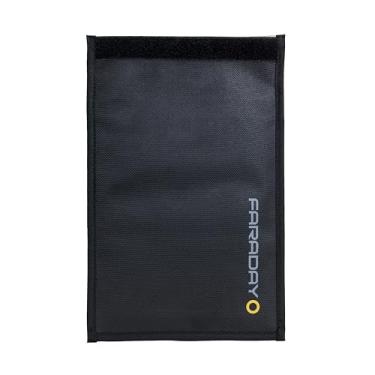 Imagem de Faraday Defense Bolsa para telefones, tablets e laptops | Proteção de dispositivo - Aplicação da lei e militar, segurança de dados, privacidade, anti-rastreamento anti-hacking (tablet) preta