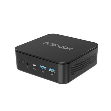 Imagem de MINIX Mini PC NGC-NR660, AMD Ryzen 5 6600H, 16GB DDR5, SSD PCIe 3.0 de 512GB, Micro Desktop Compacto Windows 11 Pro, LAN Dual 2.5G, Tela Tripla 4K, USB-C 4.0, WiFi 6E para Casa/Escritório/Jogos
