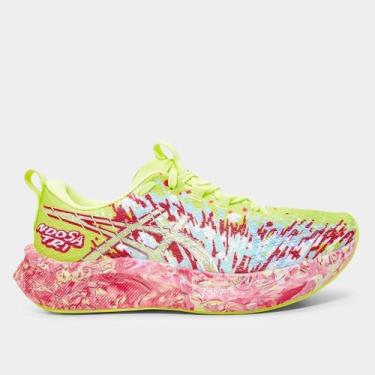 Imagem de Tênis Asics Noosa Tri 16 Feminino, Amarelo, Rosa, 36