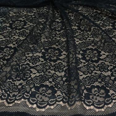 Imagem de Tecido Renda Suiça Cores Mt - Livia Tecidos, Preto