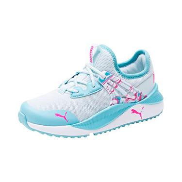 Imagem de PUMA Tênis infantil unissex Pacer Future Allure, Whipped Dreams Nitro Blue-ravish, 18