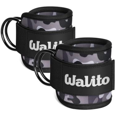 Imagem de WALITO Faixas De Tornozelo Para Academia Exercícios - Faixa Glúteos, Acessórios Aparelhos Cabo, Extensões Pernas Femininas, Abdutores Quadril E Equipamentos Da Parte Inferior Do Corpo