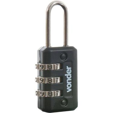 Imagem de Cadeado Com Segredo Preto - 32 52 222 000 - VONDER