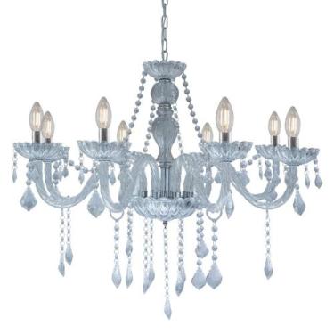 Imagem de Lustre Cristal Legítimo Clássico Corsalle 8 Braços Candelabro Maria Te