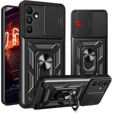 Imagem de Capa Capinha Case Compatível com Samsung Galaxy M35 Protetora Resistente Durável Anti Impacto Queda Choque Armor Armadura Militar (PRETO)