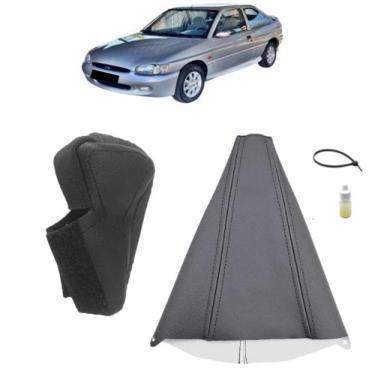 Imagem de Capa Couro E Coifa Protege Console Câmbio Manual Escort Xr3 1997 Á 200