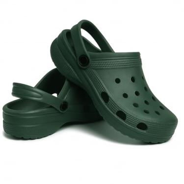 Imagem de Sandália Babuche Leve e Confortavel chinelo macio unissex adulto (Verde Militar, BR, Adulto, Faixa Numérico, 34, 35)