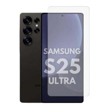 Imagem de Pelicula Proteção Vidro 3D Compatível Para Samsung S25 Ultra - Distrib
