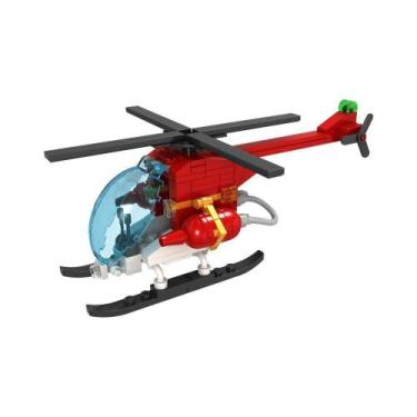 Imagem de Bombeiros Helicóptero 140 peças - Xalingo