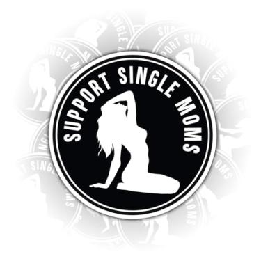 Imagem de (3 peças) Adesivo de suporte para mães solteiras, adesivo de vinil engraçado de humor dançante para garrafa de água decalque de capacete de skate, caixa de ferramentas, presentes para amigos