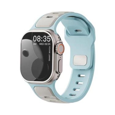 Imagem de Pulseira De Silicone Para Apple Watch Series 11 10 9 8 7 6 5 4 SE3 Ult
