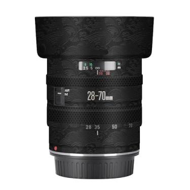 Imagem de EF 28-70 3.5-4.5 II Capa de lente película antirarranhões adesivo protetor de corpo película protetora decalque para Canon EF 28-70mm F3.5-4.5 II (onda preta)