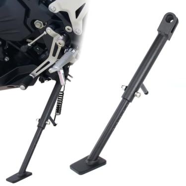 Imagem de REARACE Suporte ajustável de 0-7 cm, adequado para Ninja 400 Ex400 18-24, Z400 19-24, NINJA e-1 ABS/Z e-1 ABS/Ninja 500/Z500 24-25 Motocicleta Sidestand