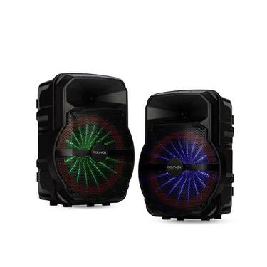 Imagem de 2 Caixa Som Amplificada Xc-710t Tws Polyvox Bluetooth 300w