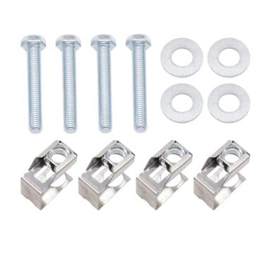 Imagem de OXCANO 4 conjuntos de parafusos e porcas de flange do coletor de escape 03442 Kit de hardware compatível com Chrysler Aspen, Dodge Challenger, Jeep Grand Cherokee, Ram 1500/2500/3500/4500/5500