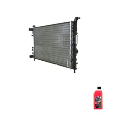Imagem de Kit Radiador Uno 1.0 Fire Flex 01/08 C/Ar + Aditivo Radiador Paraflu 01 Litro Rosa