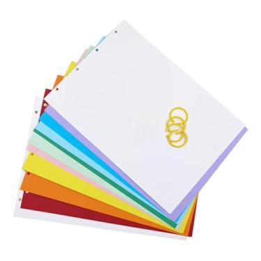 Imagem de Nishiyuenyi Papel Cartão para Artesanato, Papel para Pintura, Materiais de Arte DIY, Decoração de Casamento, Cartolina Branca em Branco, Colorido com 4 Anéis