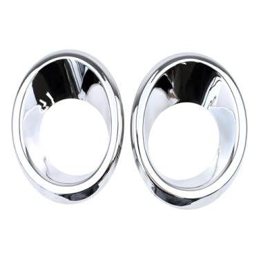 Imagem de DriveFix Anel de acabamento da tampa do farol de neblina cromado lado do motorista e do passageiro para Nissan Pathfinder 2013-2016