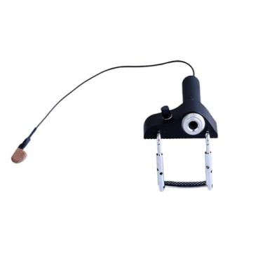 Imagem de Vaveren Captador de microfone de contato Piezo com controle de volume, captador de violino sem fio, portátil, sem fio, captador profissional de transdutor piezo com cabo para guitarras, bandolim