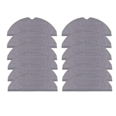 Imagem de Panos de limpeza compatíveis com o aspirador robô Roborock S8 S8+ S8 PLUS S8 Pro Ultra G20. Inclui panos de limpeza duplos e acessórios para esfregão vibratório.(12 PCS)